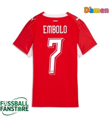 Schweiz Breel Embolo #7 Replik Heimtrikot Damen WM 2026 Kurzarm